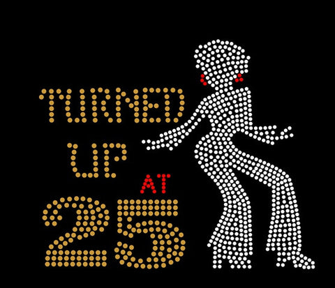 TURNED UP AT 25 RHINESTONE Download File