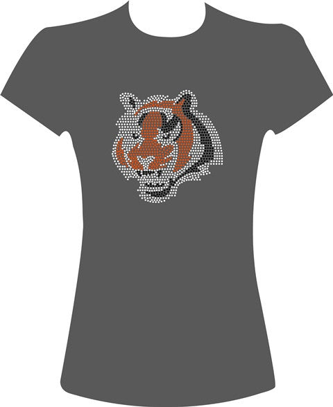 CINCINNATI BENGALS TIGER Rhinestone Mascot