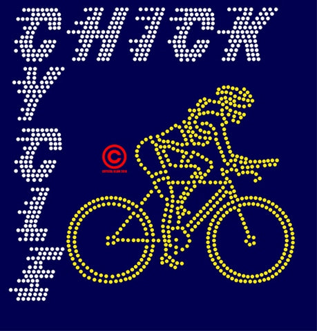 CYCLE CHICK RHINESTONE Download File