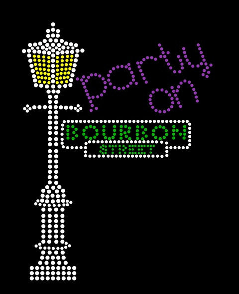 MARDI GRAS PARTY ON RHINESTONE Download File