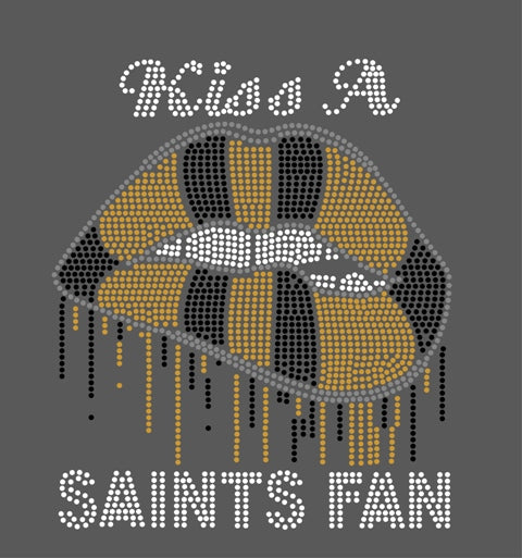 RHINESTONE KISS A SAINTS FAN LIPS Download File