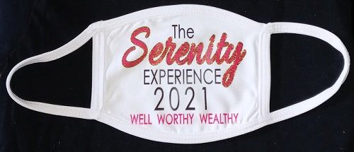 SERENITY 2021 LOGO 3-PLY COTTON FACE MASK with LOOPS