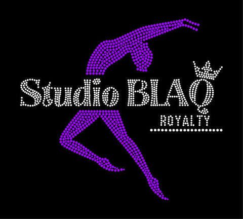 STUDIO BLAQ DANCER HOODIE W/NAME Rhinestone Transfer Set