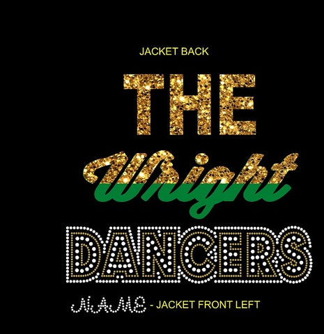THE WRIGHT DANCERS Mixed Media Jacket Transfers