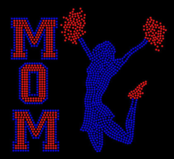 Cheer Mom #4 Rhinestone Download File