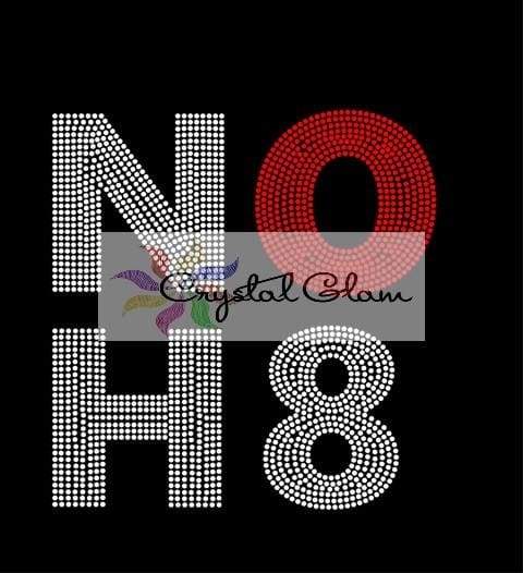 NO H8 Rhinestone Download File