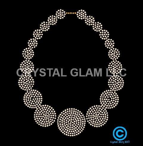 Pearl Necklace 2 Rhinestone Digital Download