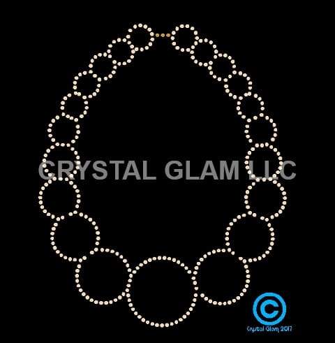 Pearl Necklace 2 Rhinestone Digital Download